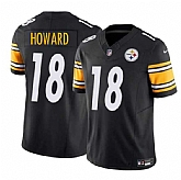 Men & Women & Youth Pittsburgh Steelers #18 Will Howard Black 2025 Draft F.U.S.E. Vapor Limited Stitched Jersey,baseball caps,new era cap wholesale,wholesale hats